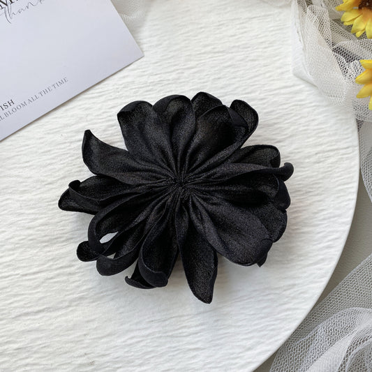 Oversized Fabric Flower Hair Clip