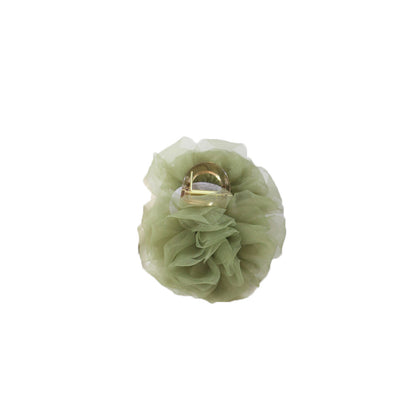 Sheer Flower Hair Claw