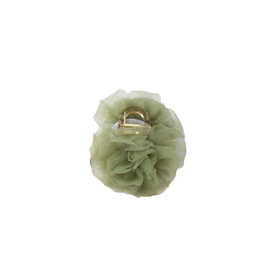 Sheer Flower Hair Claw