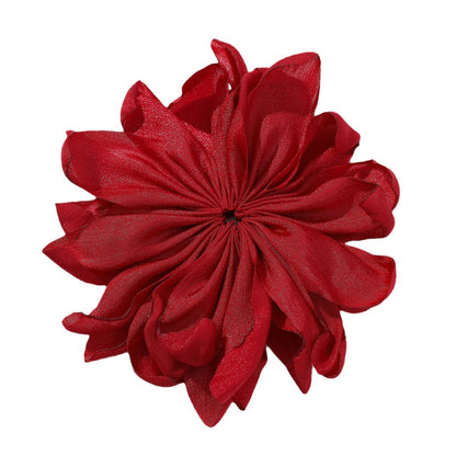 Layered Fabric Flower Hair Clip