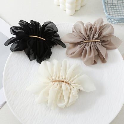 Chiffon Flower Hair Clip